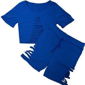 Open Slash Short Set (S)